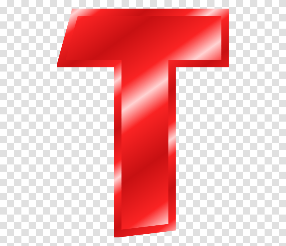 Effect Letters Alphabet Red Letter T Red, Cross, Number Transparent Png