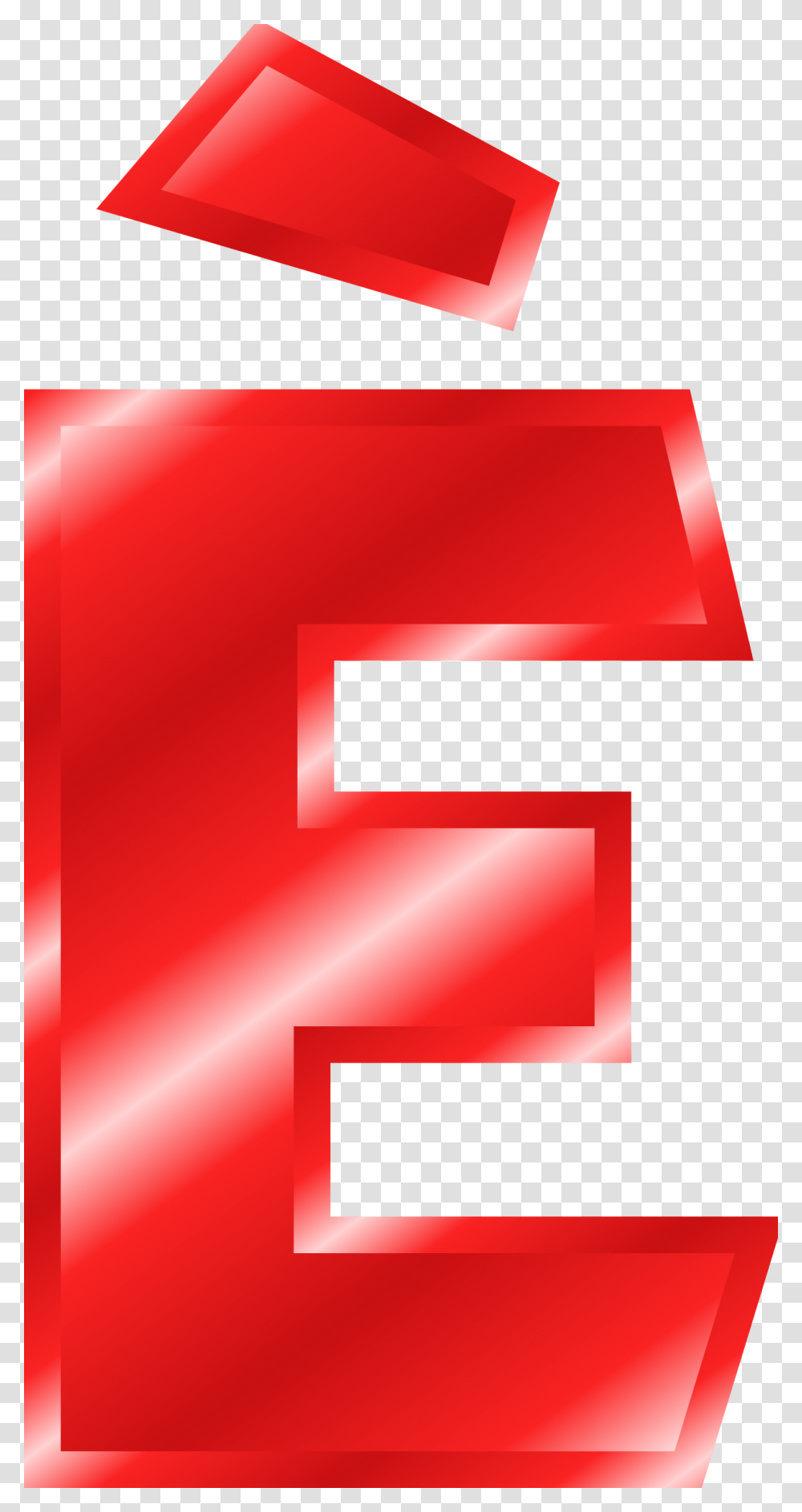 Effect Letters Alphabet Red Svg Clip Arts Red Metal Letter E, Number, Mailbox Transparent Png