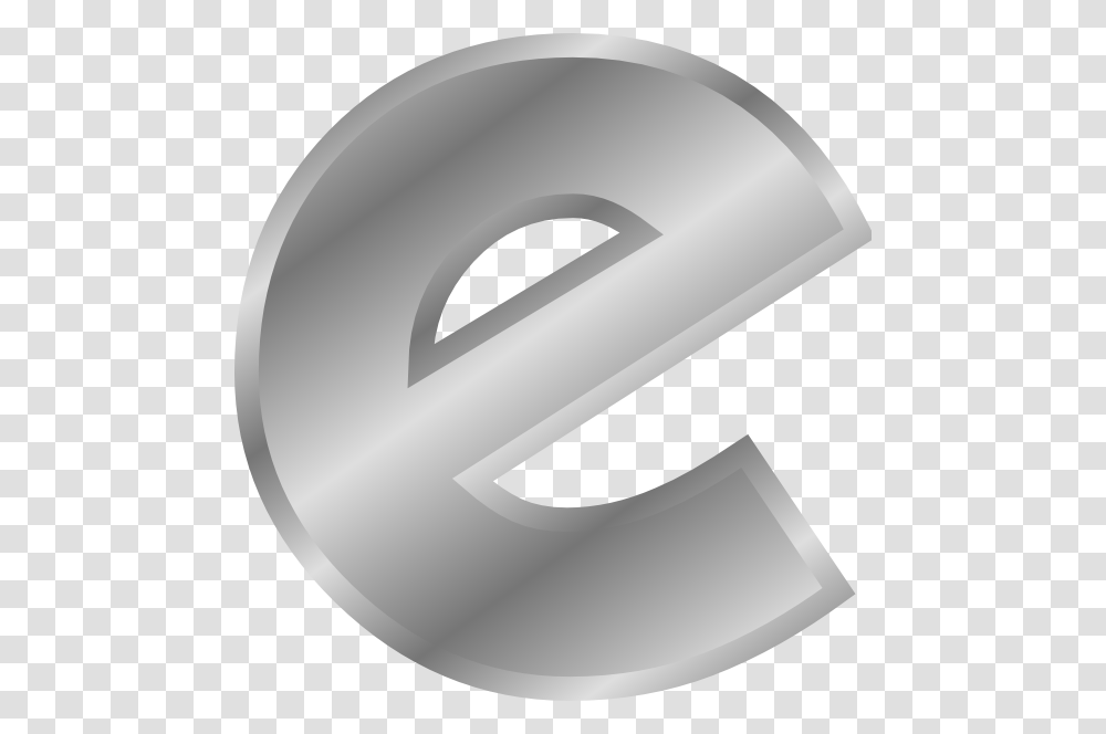 Effect Letters Alphabet Silver Alphabet Silver E, Logo, Trademark Transparent Png