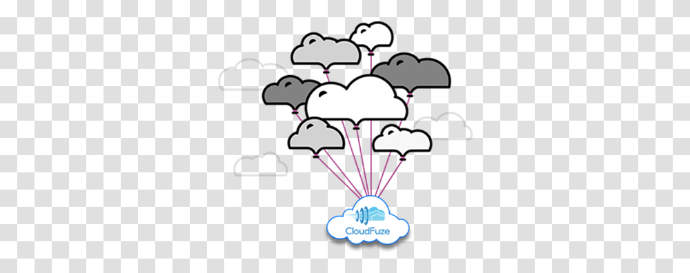 Effectively Manage Multiple Clouds - It's Possible Cloudfuze Clip Art, Network, Graphics, Poster, Advertisement Transparent Png