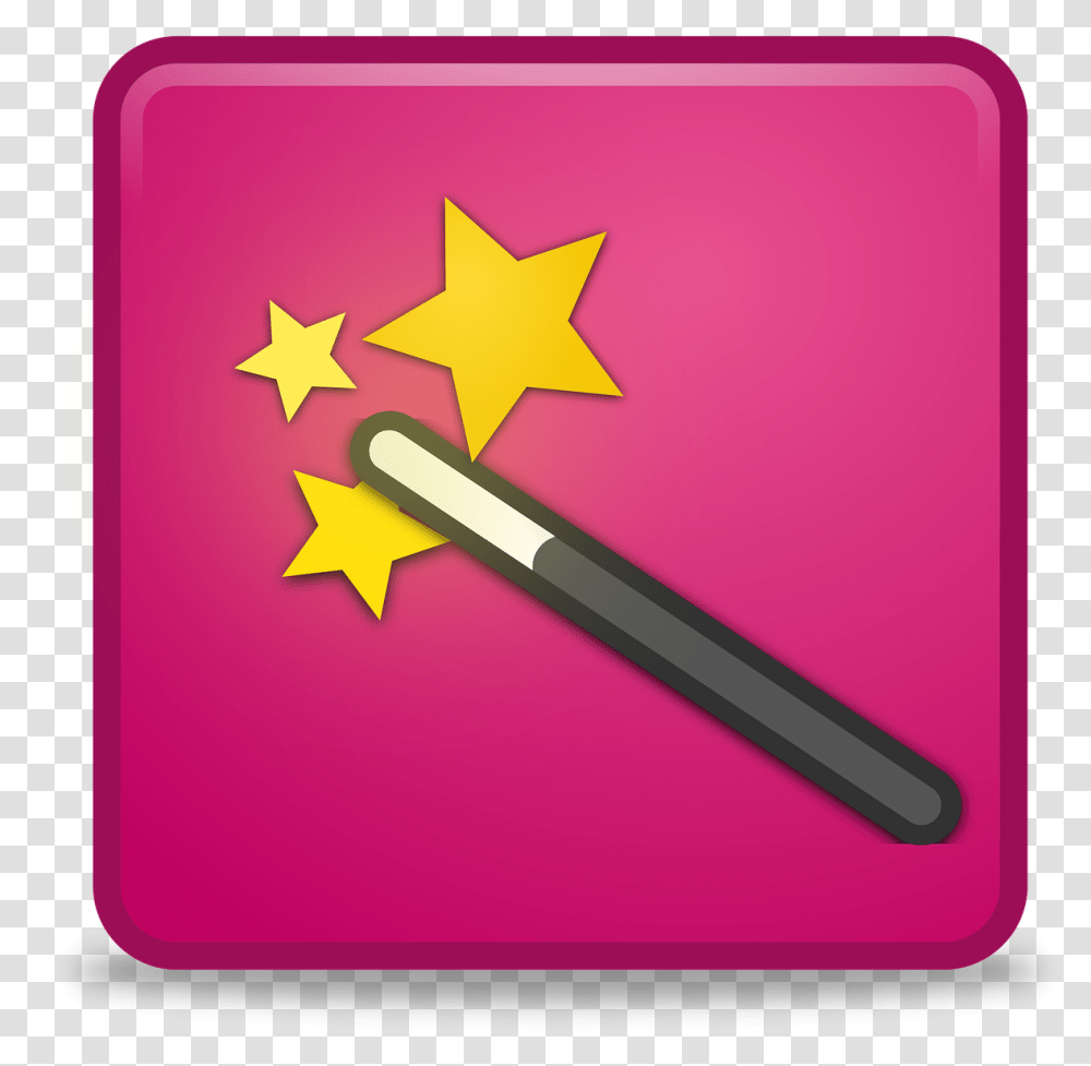 Effects Icon, Star Symbol, Wand Transparent Png