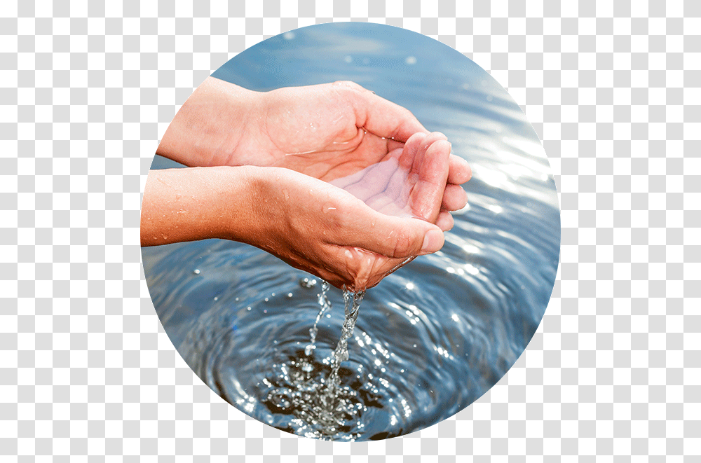Efficient Wastewater Management System Clean Water Take Water In Hand, Person, Human, Finger, Washing Transparent Png