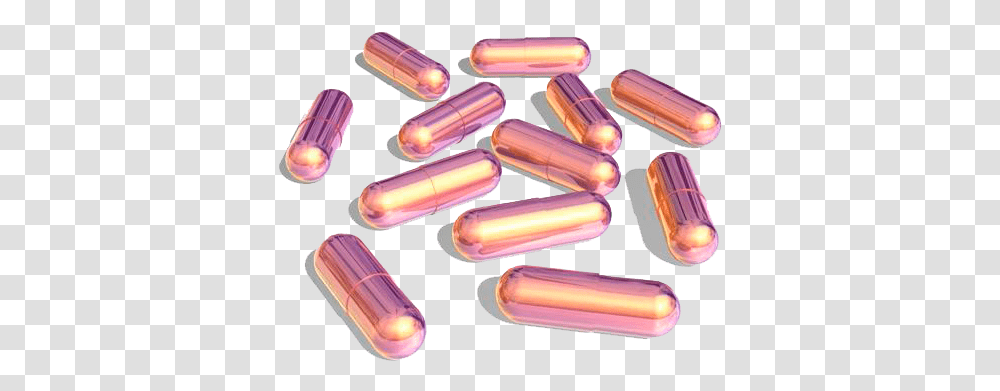 Eg Rose Gold Aesthetic Pills Background, Capsule, Medication Transparent Png