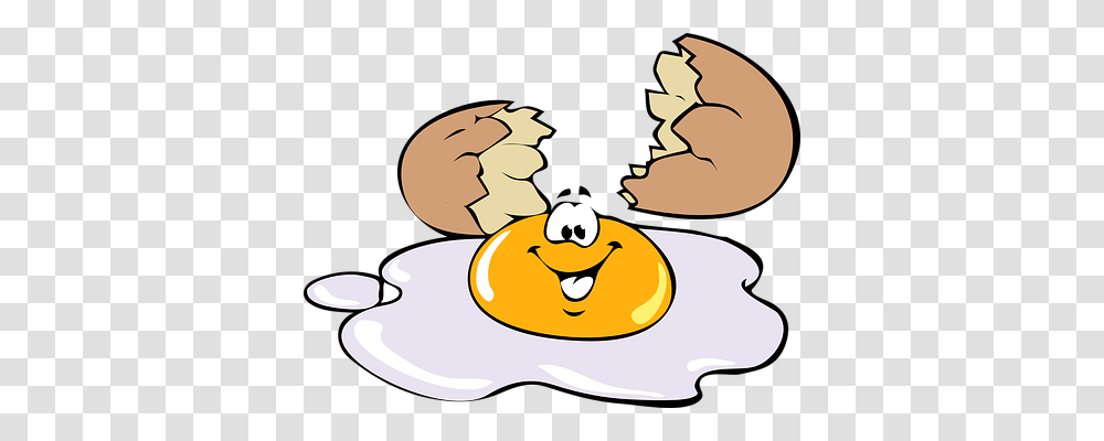 Egg Food, Cutlery, Clam, Seashell Transparent Png