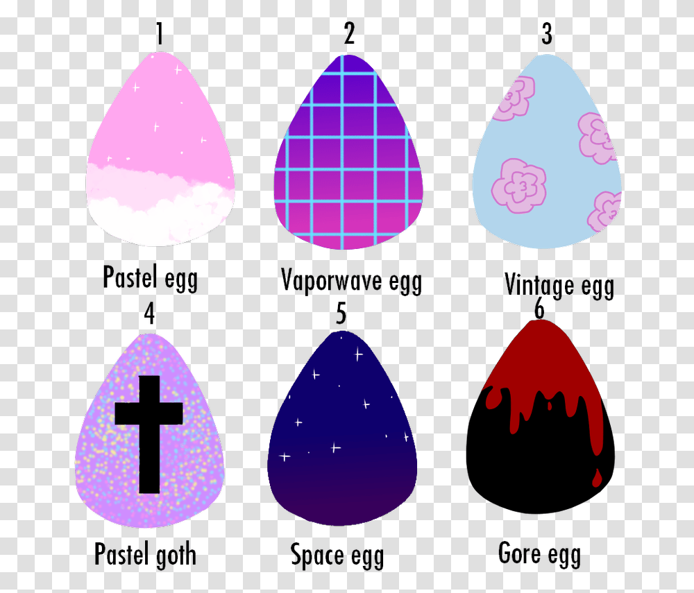 Egg Aesthetic Aesthetic Egg Adopts By Irlbubble, Plectrum, Triangle, Arrowhead Transparent Png