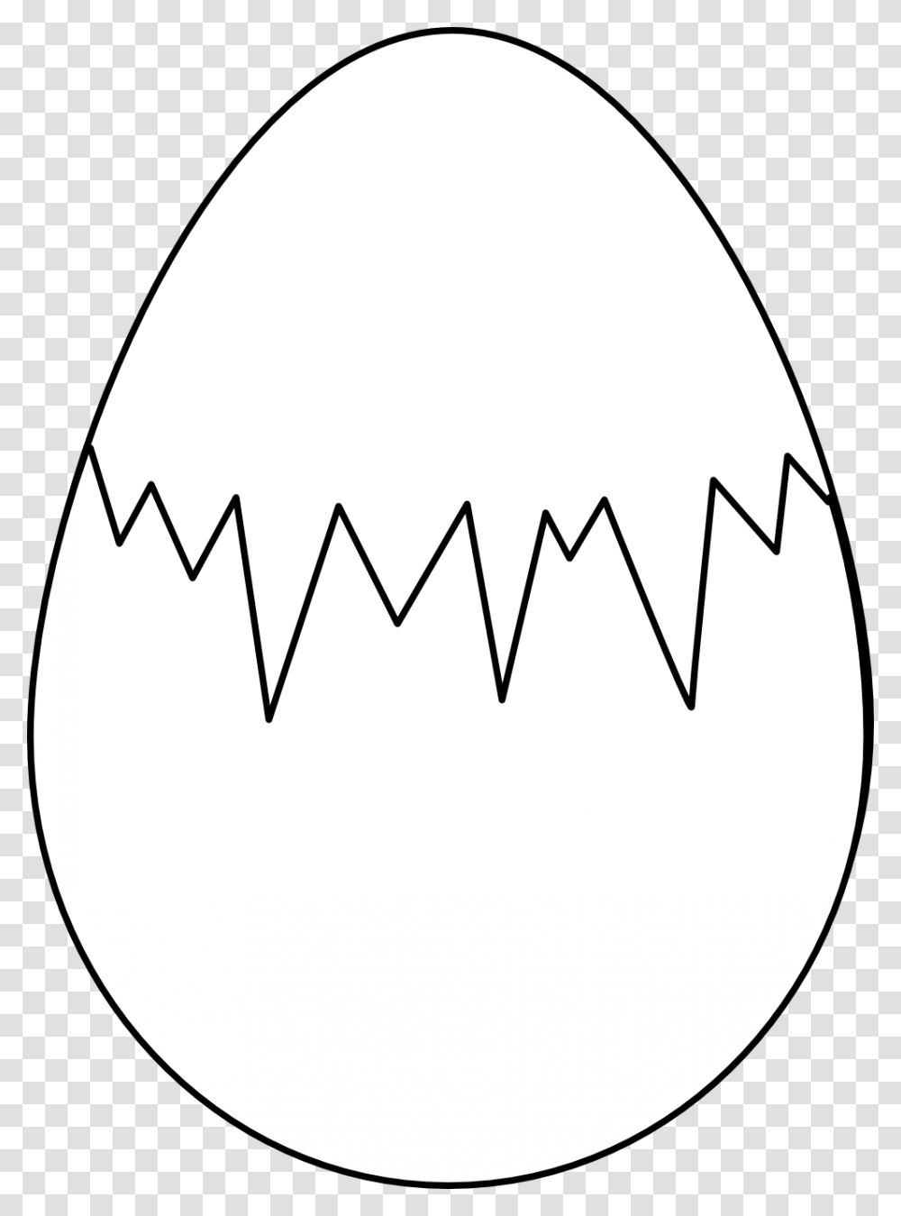 Egg Clipart Black And White C Free Clip Art Of Chicken, Easter Egg, Food Transparent Png