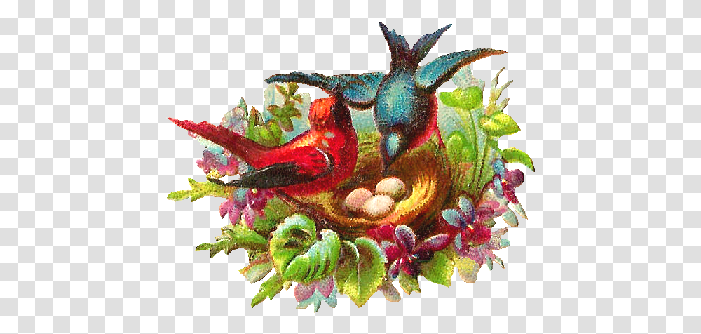 Egg Clipart Three Bird Bird Nest Full Size Download Birds, Animal, Sea Life, Graphics, Painting Transparent Png