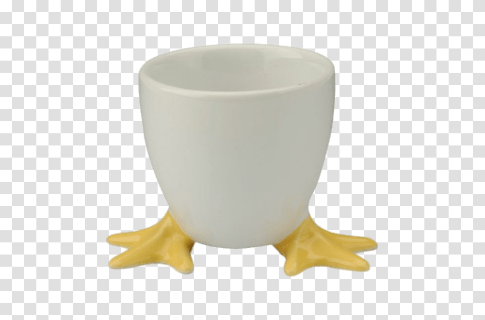 Egg Cup With Chicken Feet, Porcelain, Pottery, Coffee Cup Transparent Png