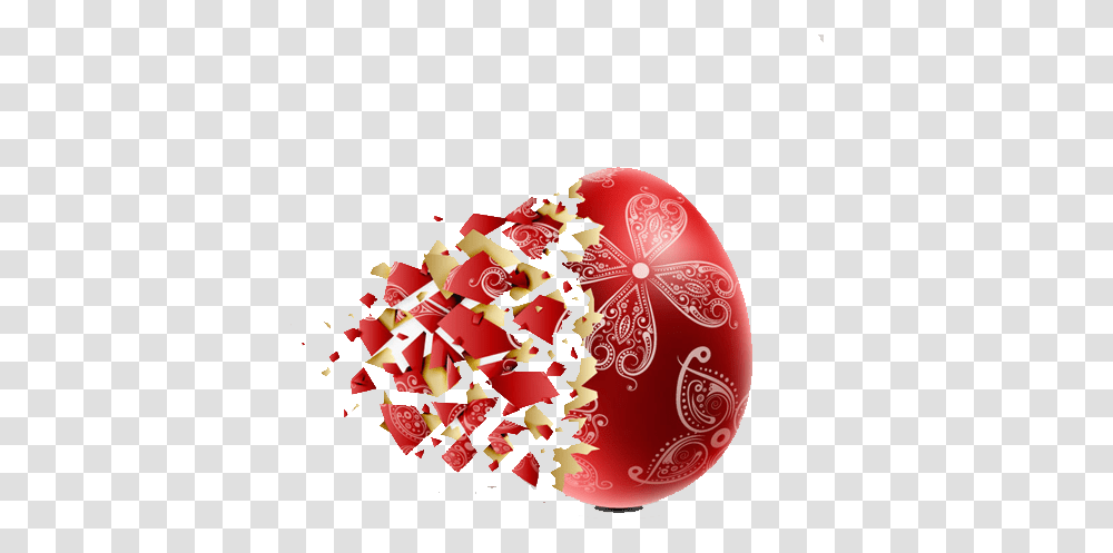 Egg Easter Heart Christmas Ornament For Easter Monday, Food, Easter Egg, Graphics Transparent Png