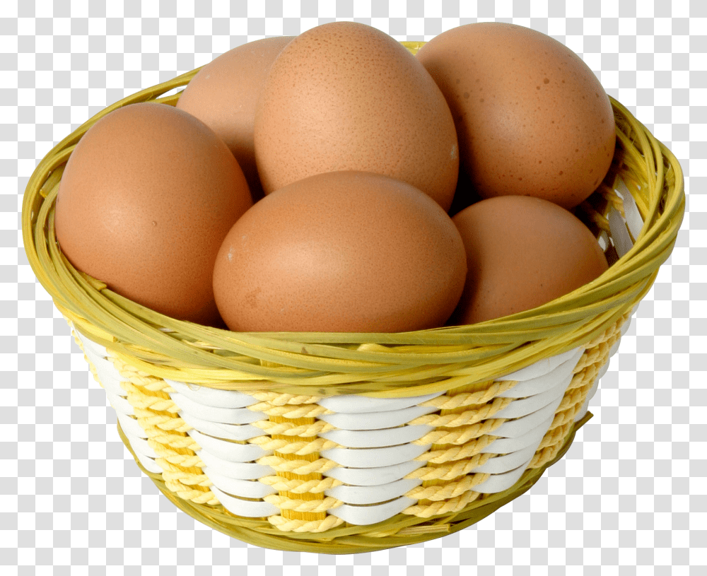 Egg, Food, Basket Transparent Png