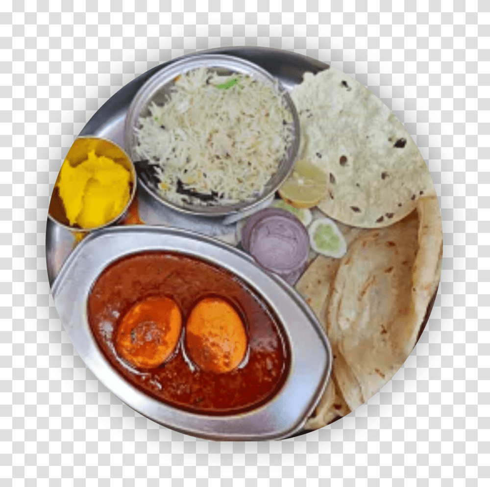 Egg Thali, Food, Bread, Plant, Meal Transparent Png