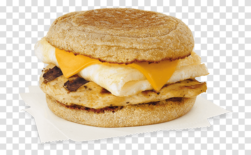 Egg White Grilled Chick Fil, Burger, Food, Bread, Breakfast Transparent Png