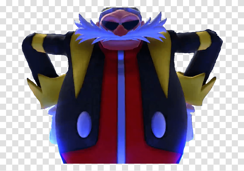 Eggman Nega Pose Inflatable, Person, Human, Pac Man, Sunglasses Transparent Png
