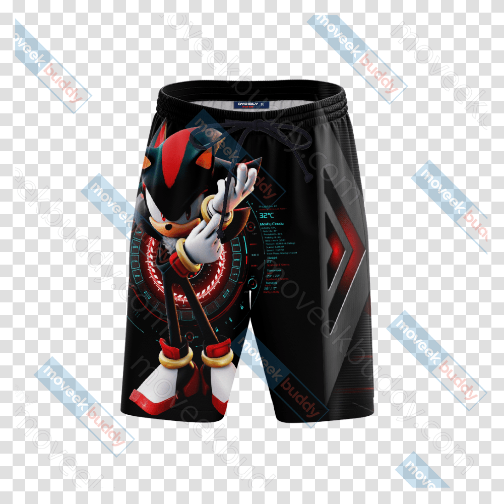 Eggman Sonic 3d Beach Shorts Board Short, Costume, Paintball Transparent Png