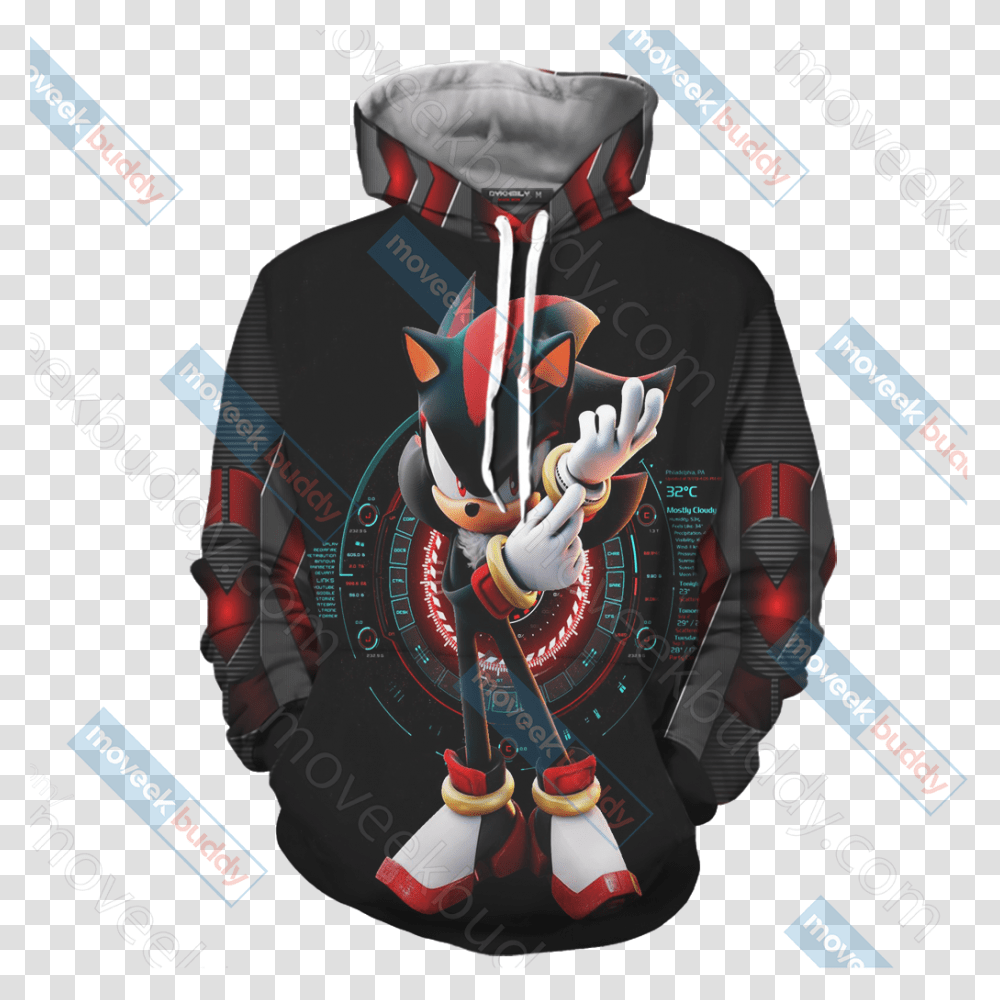 Eggman Sonic Unisex 3d Hoodie You Rock You Rule David And Goliath, Sweatshirt, Sweater, Person Transparent Png