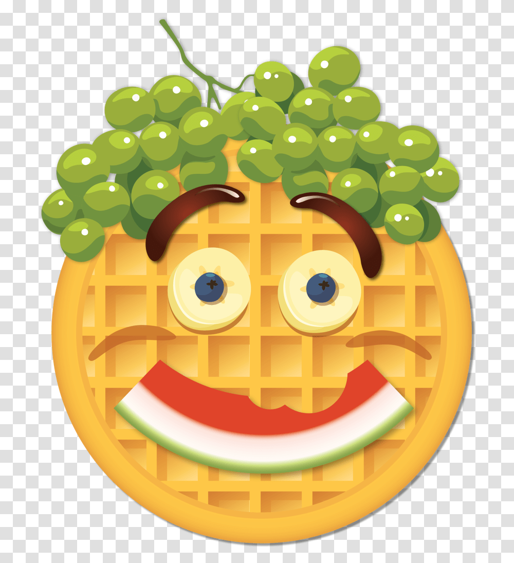 Eggo Cartoon, Plant, Food, Fruit, Waffle Transparent Png