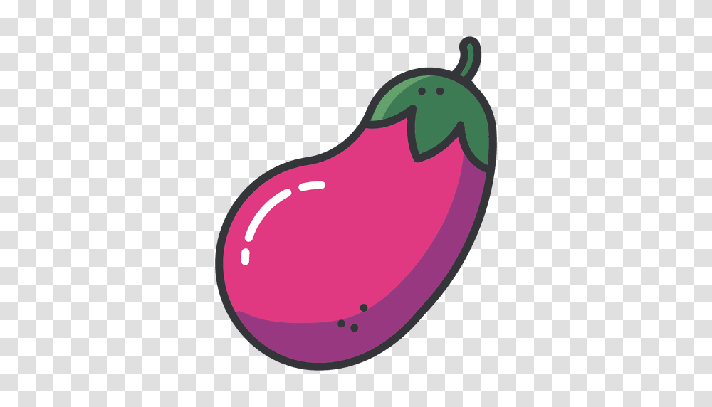 Eggplant Color Icon, Food, Vegetable Transparent Png