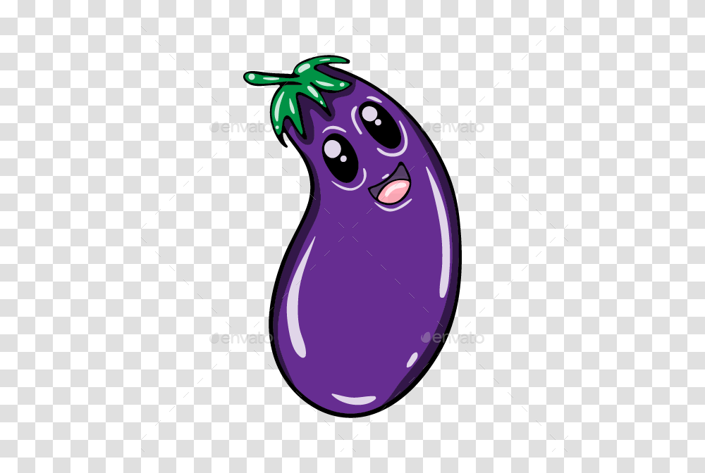 Eggplant Emoji Cartoon, Vegetable, Food, Purple, Fruit Transparent Png