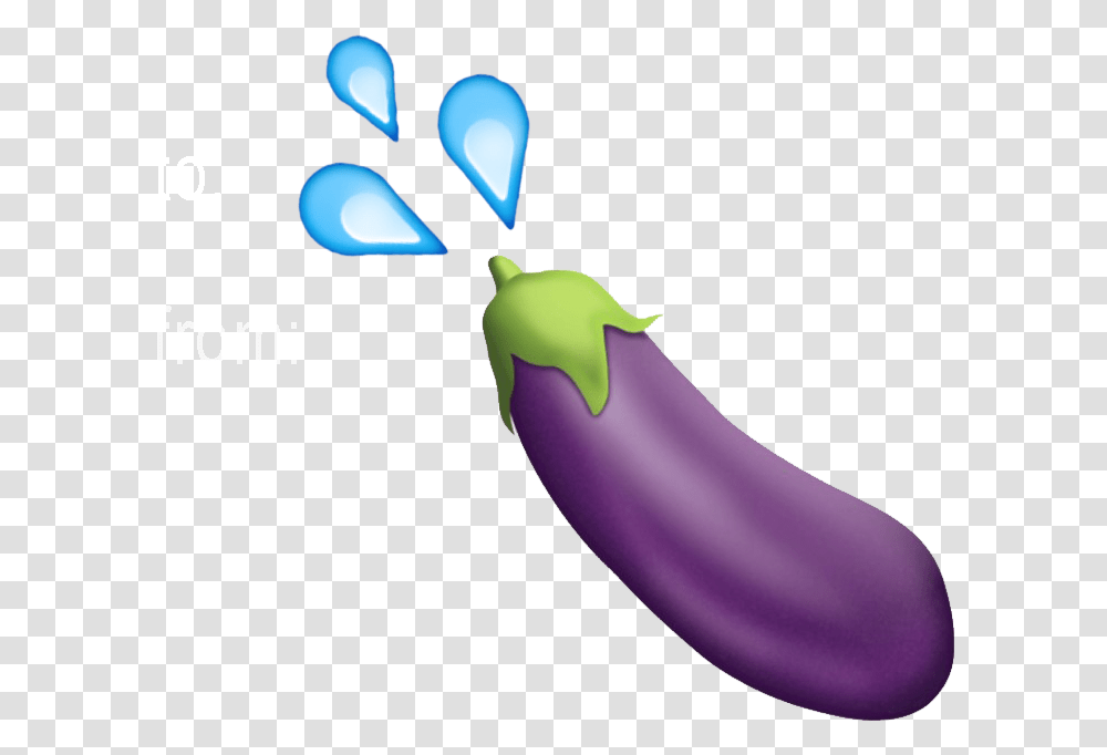 Eggplant Emoji No Background, Vegetable, Food Transparent Png