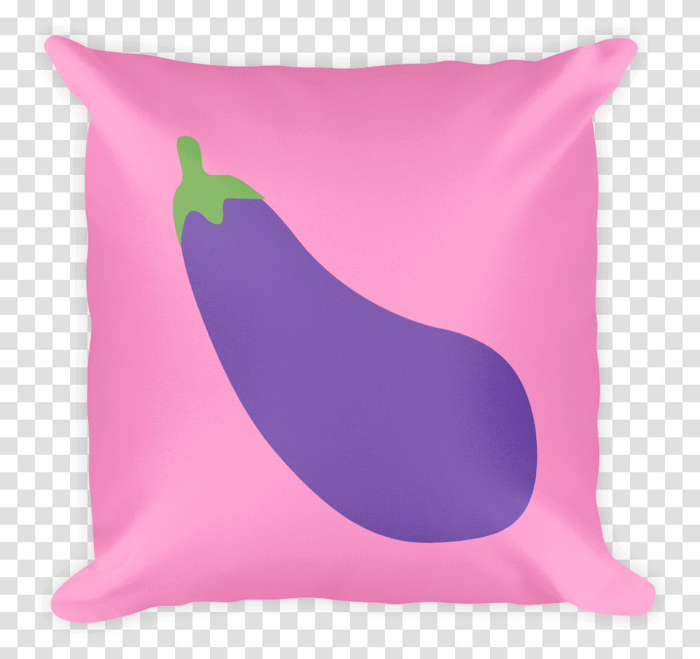 Eggplant Emoji Pillow Swish Embassy Eggplant Emoji Pillow, Cushion Transparent Png