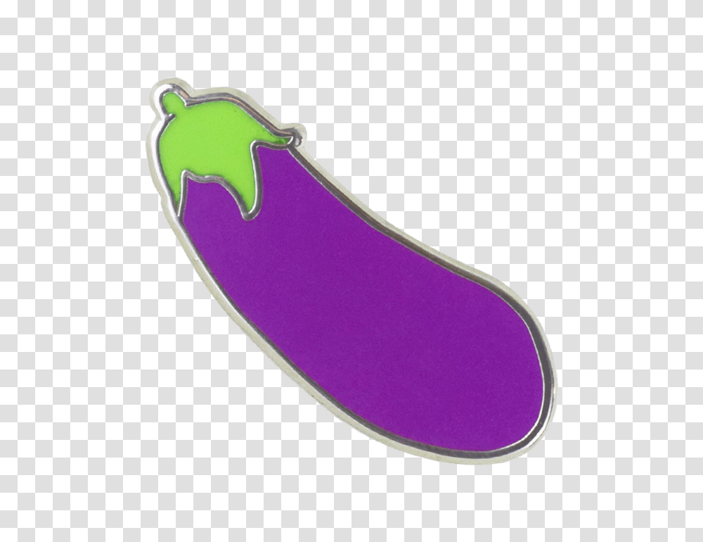 Eggplant Emoji Pin Emoji Pins, Vegetable, Food, Purple Transparent Png
