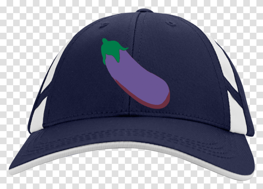 Eggplant Emoji Stc12 Sport Tek Dry Zone Mesh Inset Cap Baseball Cap, Clothing, Apparel, Hat, Swimwear Transparent Png