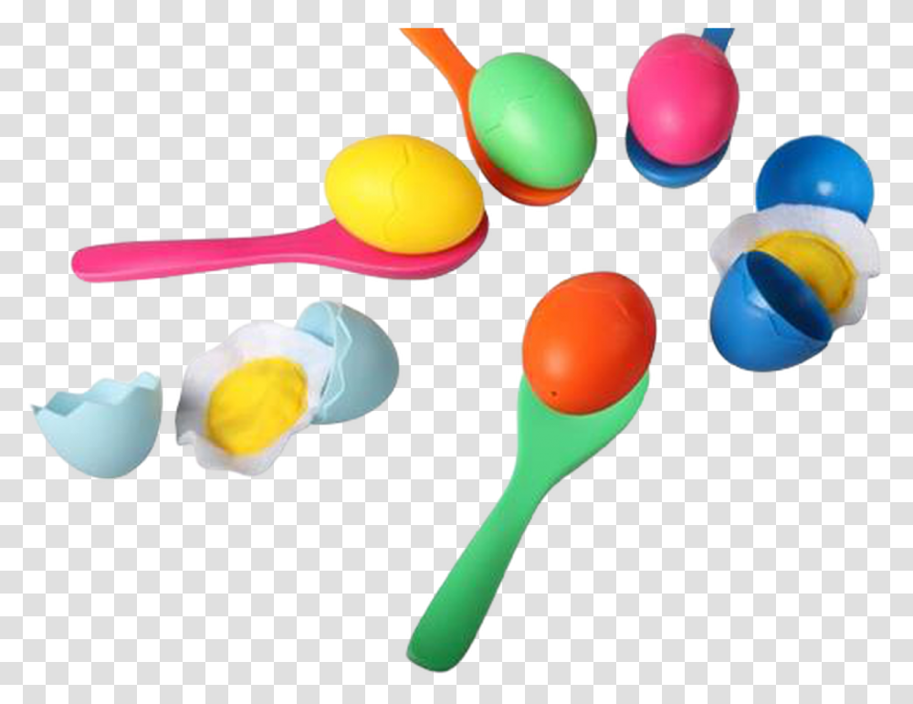 Eggs Amp Spoons Race Egg And Spoon Race, Maraca, Musical Instrument, Cutlery Transparent Png