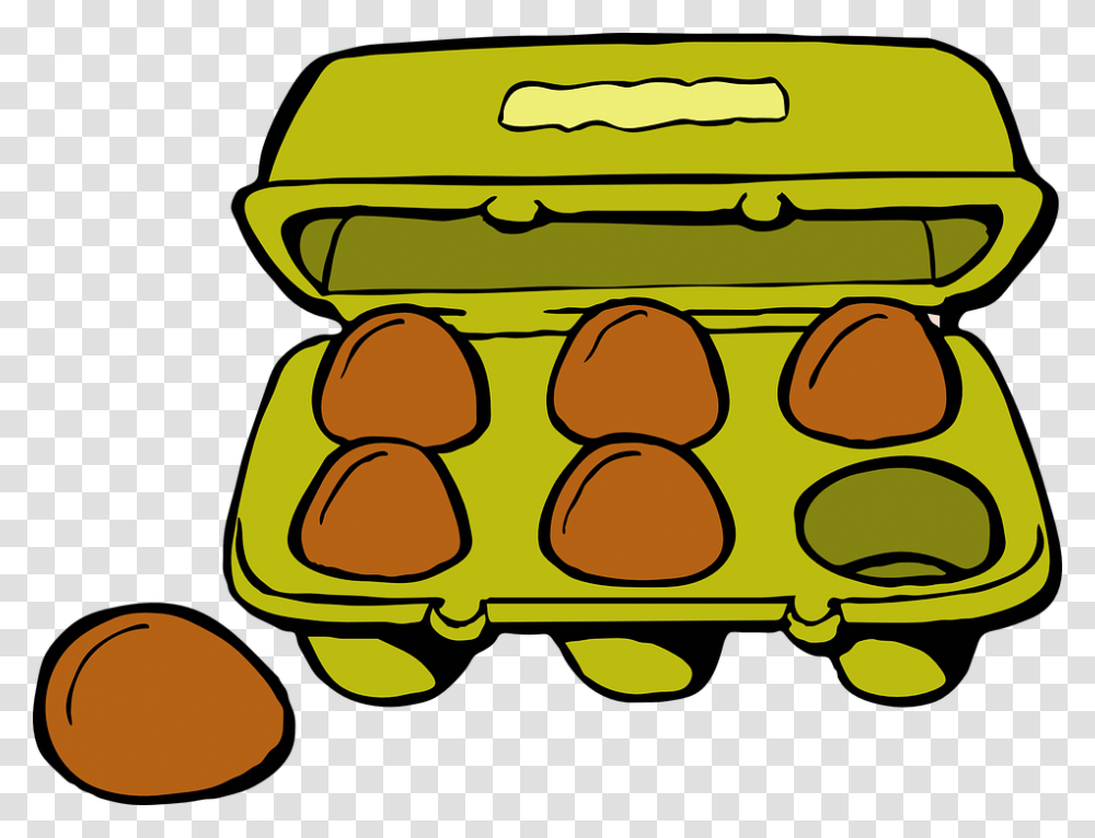 Eggs Carton Gold Free Vector Graphic, Treasure, Food Transparent Png