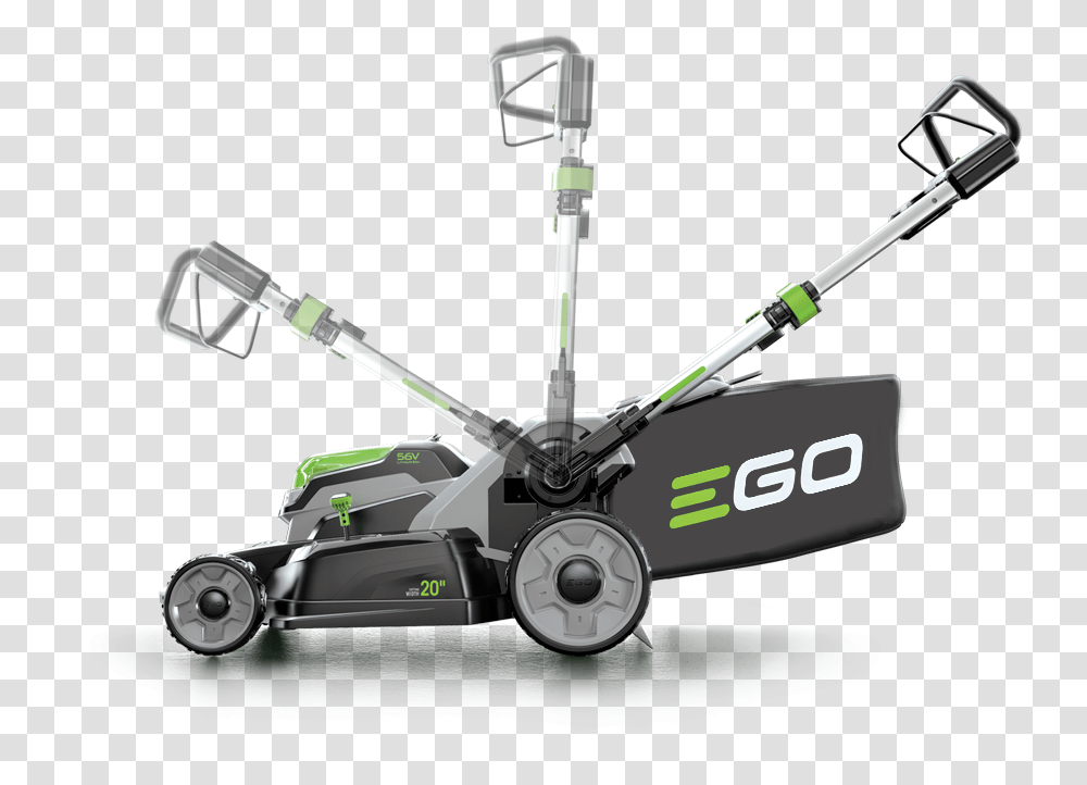 Ego Mower Folding Handle Lawn Mower, Tool, Machine, Vehicle, Transportation Transparent Png
