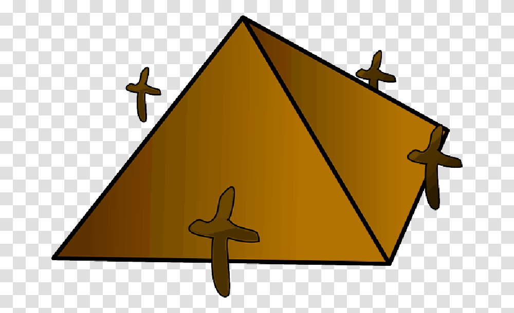 Egypt Clipart Vizier Pyramid Clip Art, Triangle, Camping, Leisure Activities Transparent Png