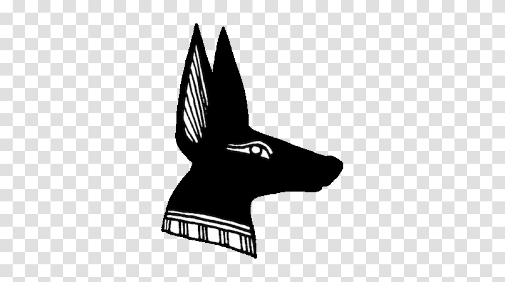 Egypt Egyptian Murals Anubis, Silhouette, Logo, Trademark Transparent Png