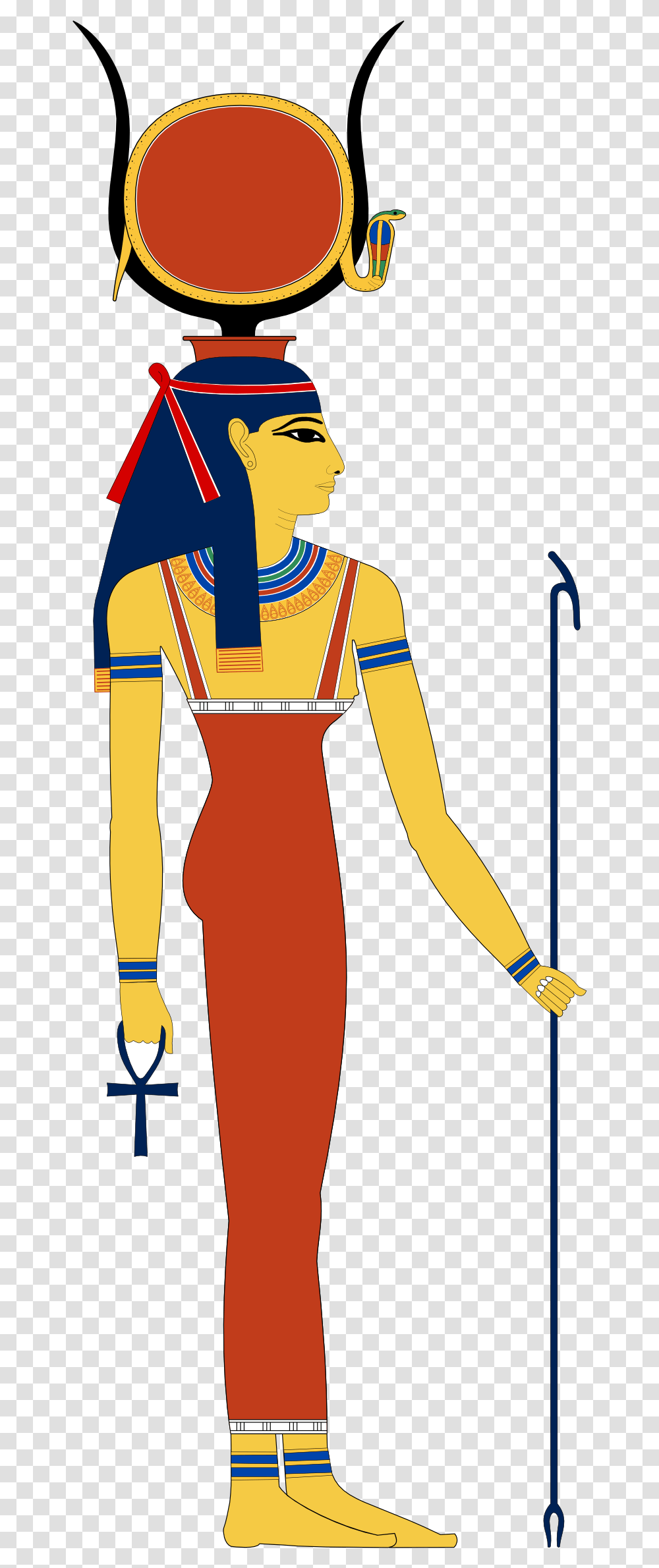 Egypt Hathor Svg Ancient Egyptian Goddess Hathor, Sleeve, Person, Mannequin Transparent Png