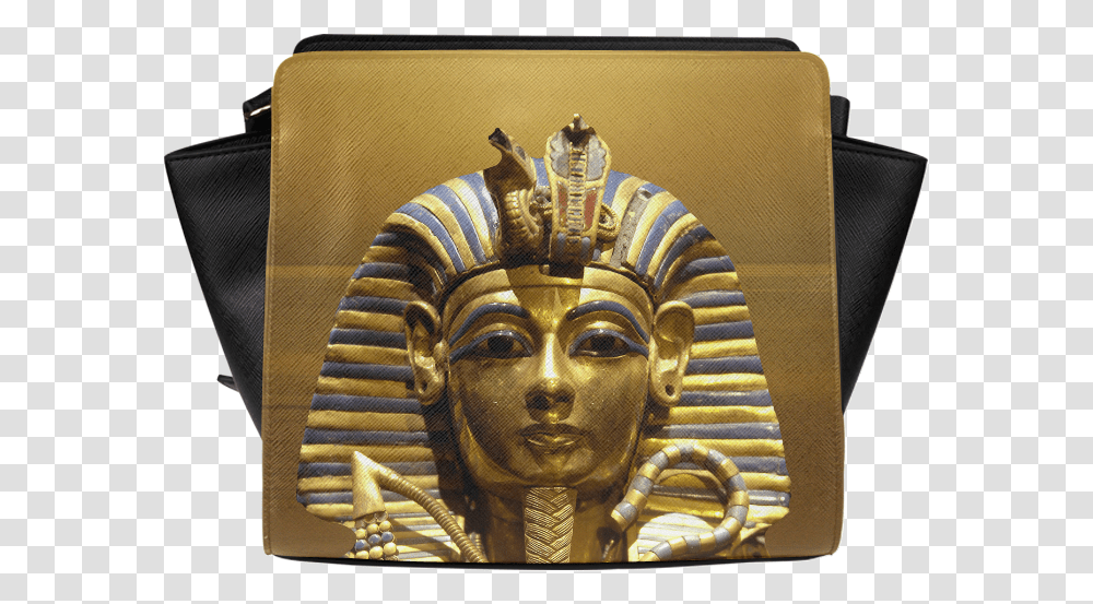 Egypt King Tut Satchel Bag King Egypt, Figurine, Gold, Bronze Transparent Png