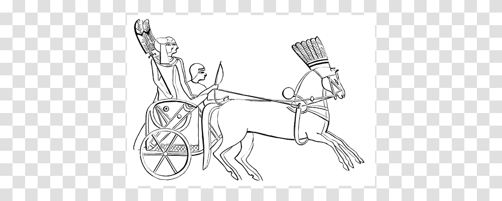 Egyptian Chariot Carriage, Vehicle, Transportation, Spoke Transparent Png