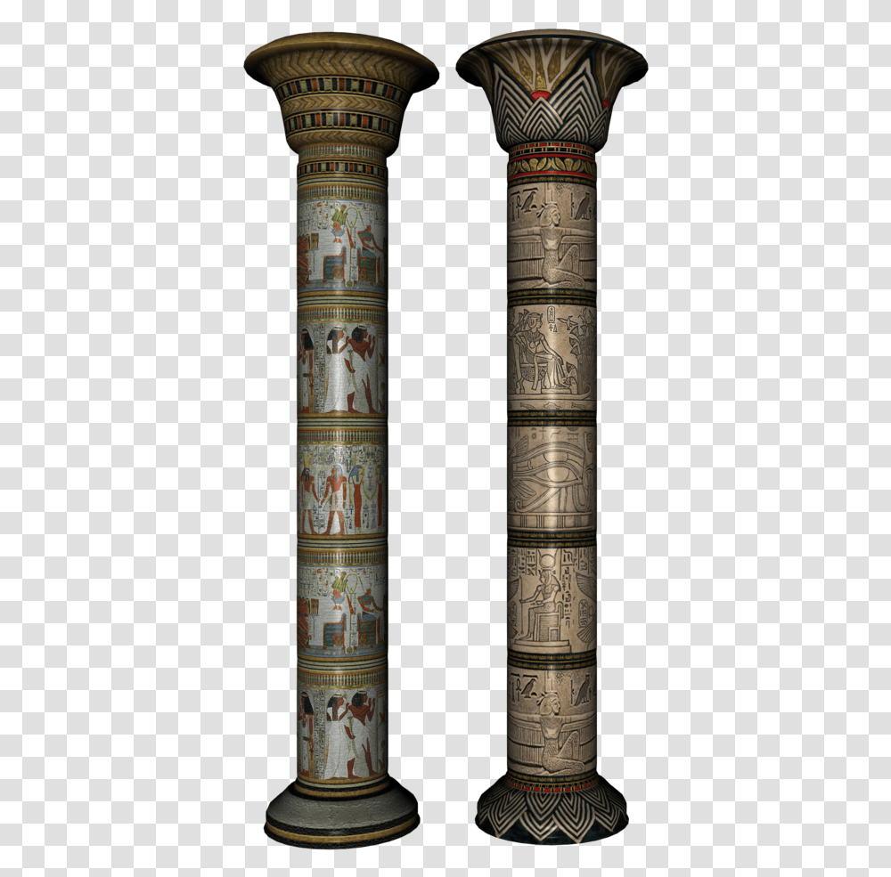 Egyptian Columns Egyptian Pillars, Architecture, Building, Person, Tower Transparent Png