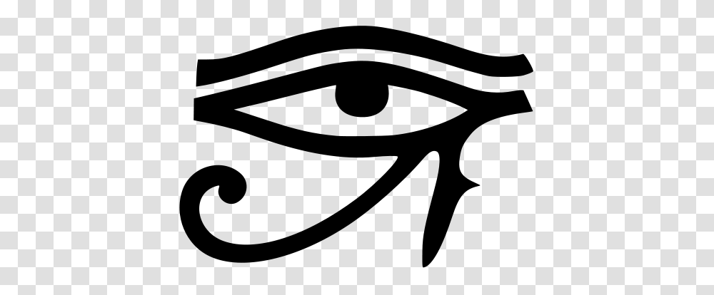 Egyptian Eye Of Horus Illuminati Symbols, Gray, World Of Warcraft Transparent Png