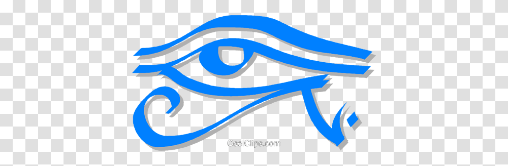 Egyptian Eye Royalty Free Vector Clip Art Illustration, Logo, Label Transparent Png