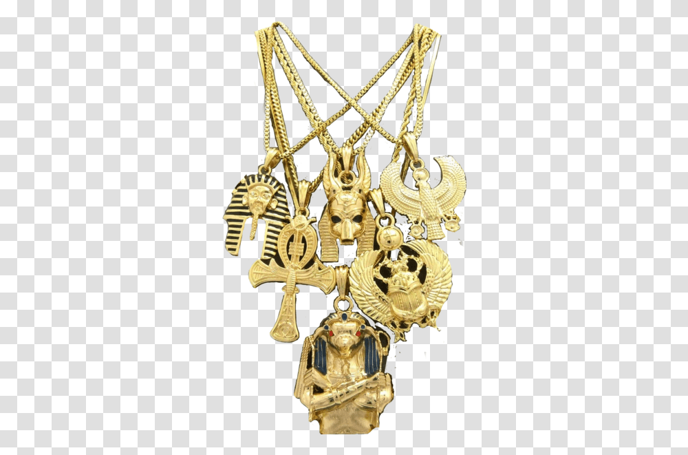 Egyptian Gold Chain Set Solid, Necklace, Jewelry, Accessories, Accessory Transparent Png