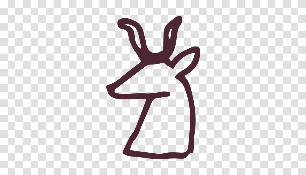 Egyptian Hieroglyphics Deer Symbol, Photography, Label, Female Transparent Png