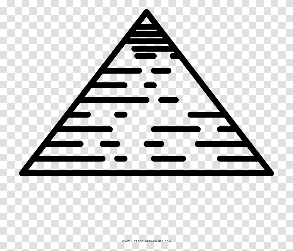 Egyptian Pyramid Coloring, Gray, World Of Warcraft Transparent Png