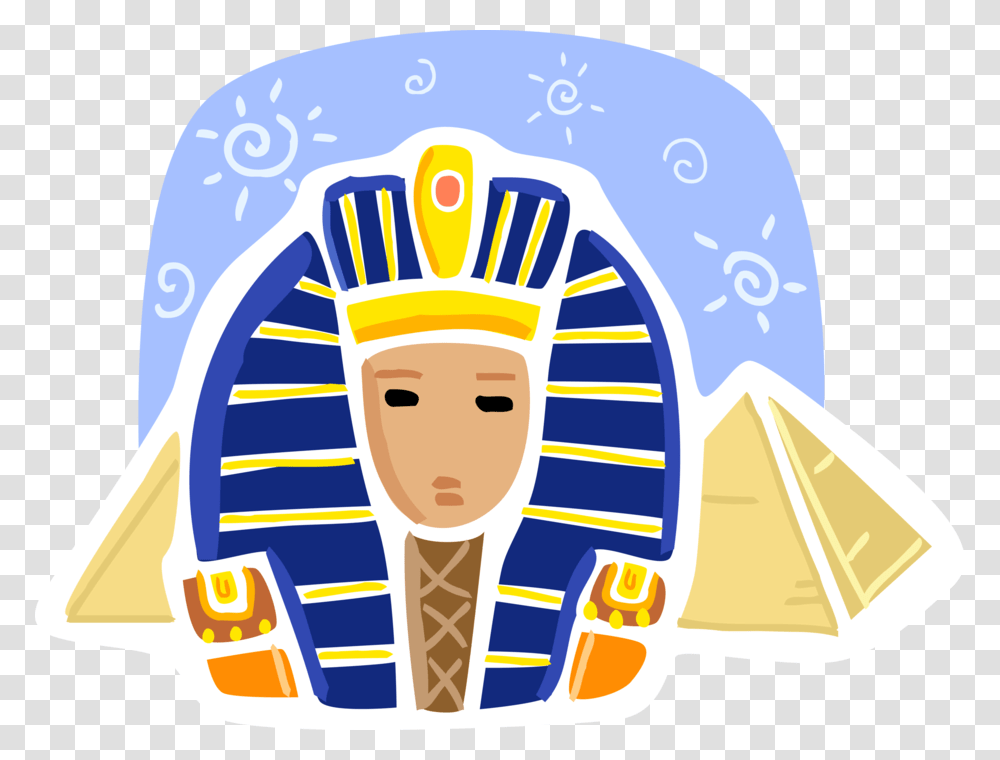 Egyptian Pyramid Sphinx Ancient Egypt Cartoon, Chef, Cream, Dessert, Food Transparent Png