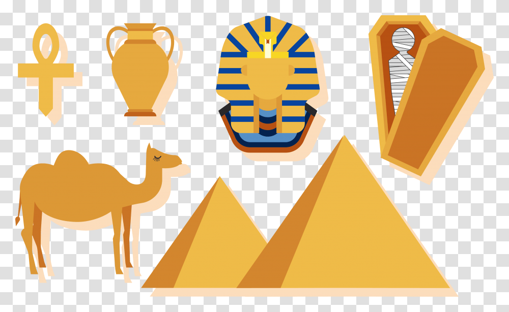 Egyptian Pyramids Ancient Egypt Clip Art Ancient Egypt Pyramids Clipart, Animal, Mammal, Gold Transparent Png
