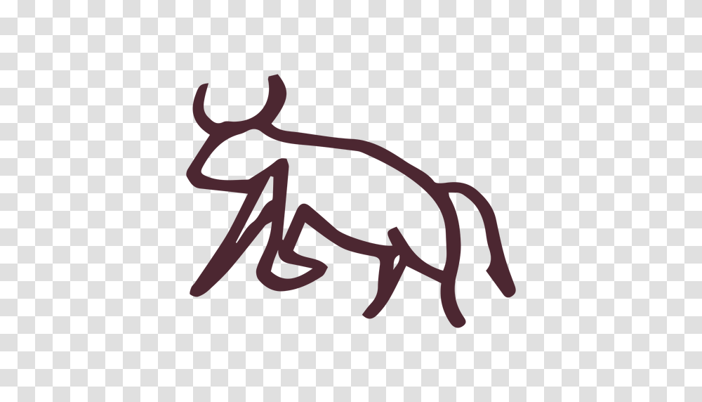 Egyptian Traditional Aggressive Bull Symbol, Animal, Logo, Antelope Transparent Png