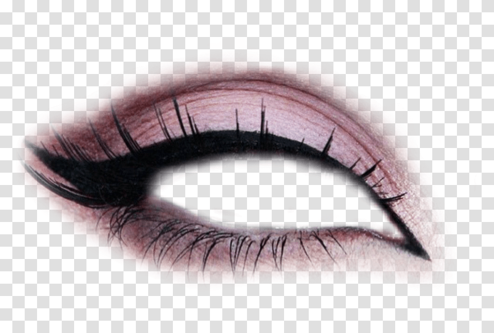 Ehh Makeup Eyeliner Eyeshadow Lashes Fakeup Eyeliner And Eyeshadow, Mouth, Lip, Cosmetics, Person Transparent Png