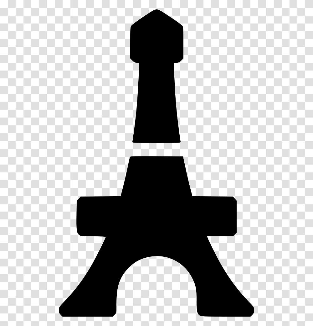 Eifel Tower, Cross, Star Symbol, Silhouette Transparent Png