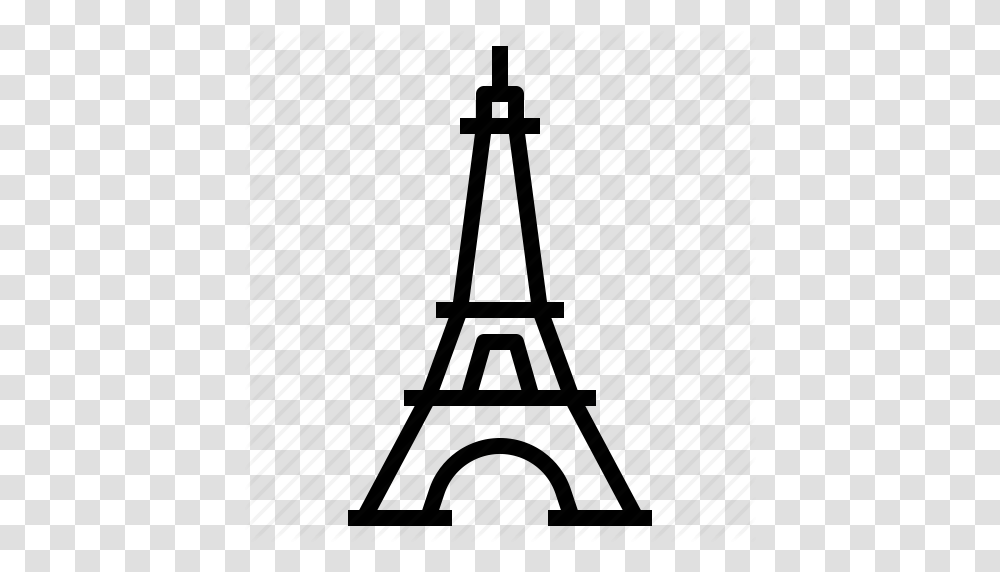 Eiffel France Landmark Tower Travel Icon, Antenna, Electrical Device, Radio Telescope, Tarmac Transparent Png