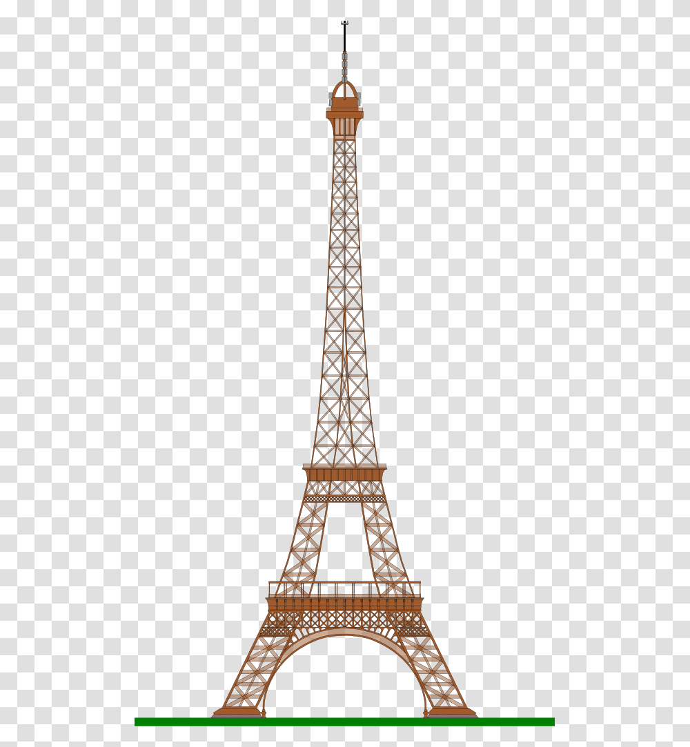 Eiffel Tower, Architecture, Cable, Building, Power Lines Transparent Png