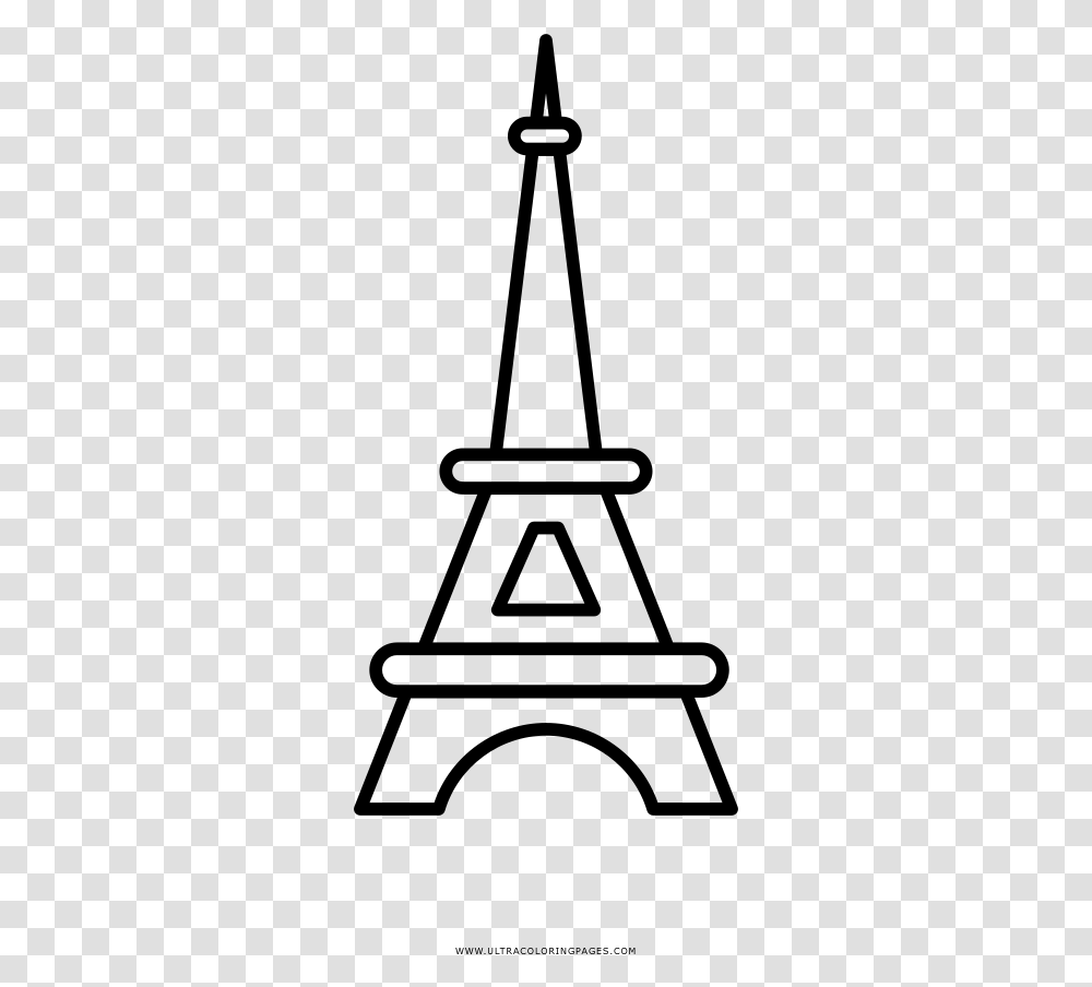 Eiffel Tower Coloring Page, Gray, World Of Warcraft Transparent Png