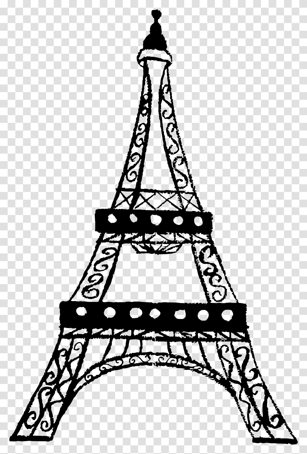Eiffel Tower Drawing Clip Art Eiffel Tower Pic Art, Gray, World Of Warcraft Transparent Png