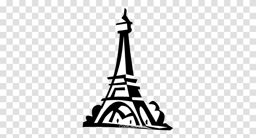 Eiffel Tower France Royalty Free Vector Clip Art Illustration, Spire, Architecture, Building Transparent Png